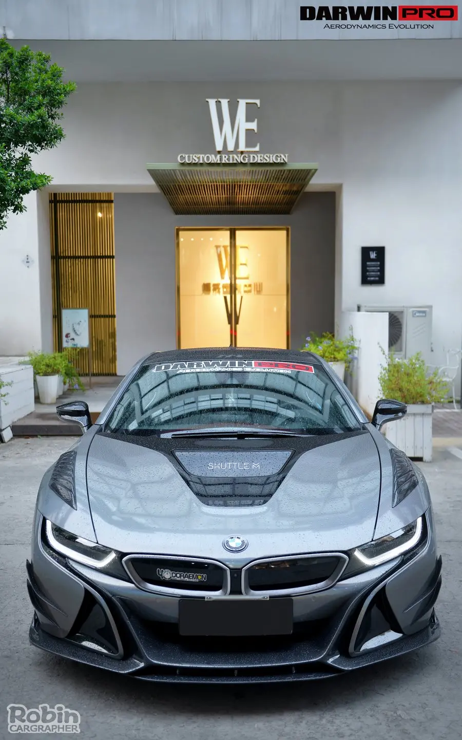 Darwinpro 2014-2018 Bmw I8 Bzk Carbon Fiber Front Fender Vents 1