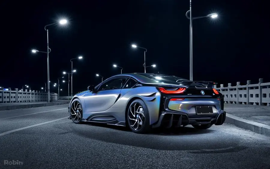 Darwinpro 2014-2018 Bmw I8 Bzk Carbon Fiber Rear Diffuser﻿ 1