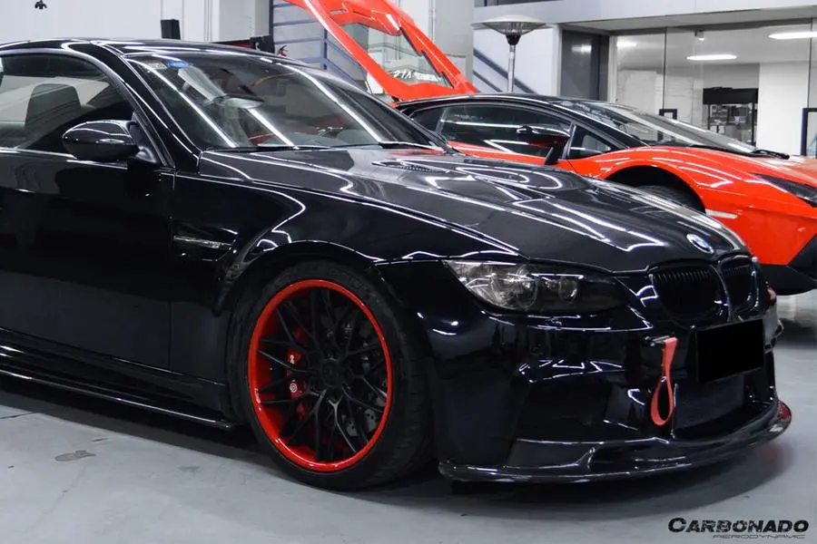 Carbonado 2008-2012 Bmw M3 E90/E92/E93 Vrs Style Carbon Fiber Lip 1