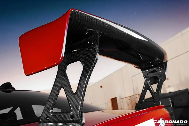 Carbonado 2008-2012 Bmw M3 E92/E93 Va Style Carbon Fiber Trunk Spoiler 1