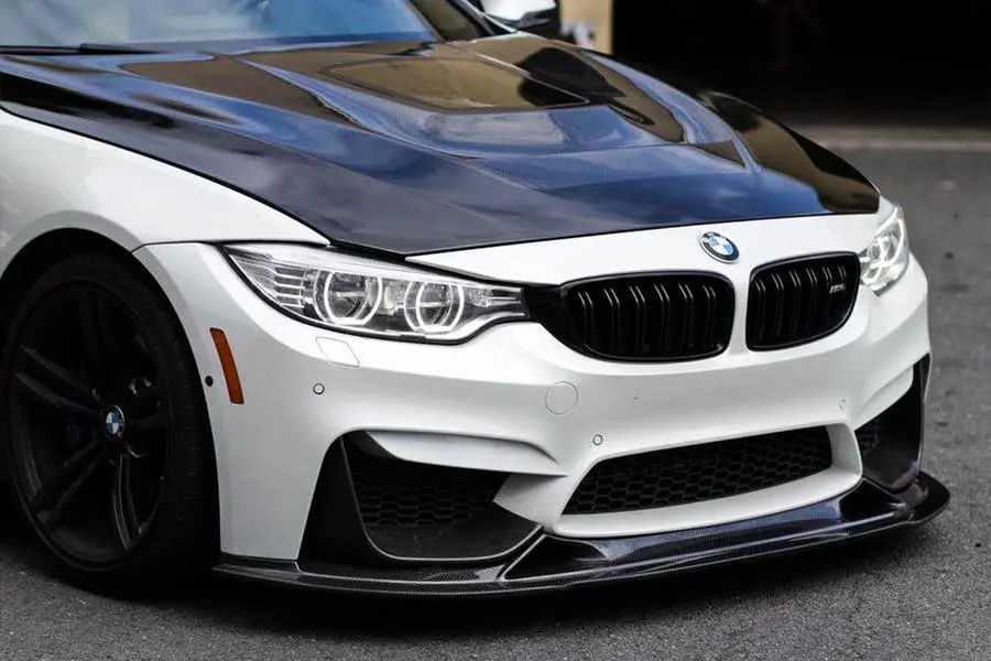 Carbonado 2014-2020 Bmw M3 F80 & M4 F82 Bs Style Carbon Fiber Front Lip 1