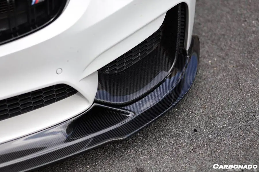 Carbonado 2014-2020 Bmw M3 F80 & M4 F82 Bs Style Carbon Fiber Front Lip 2