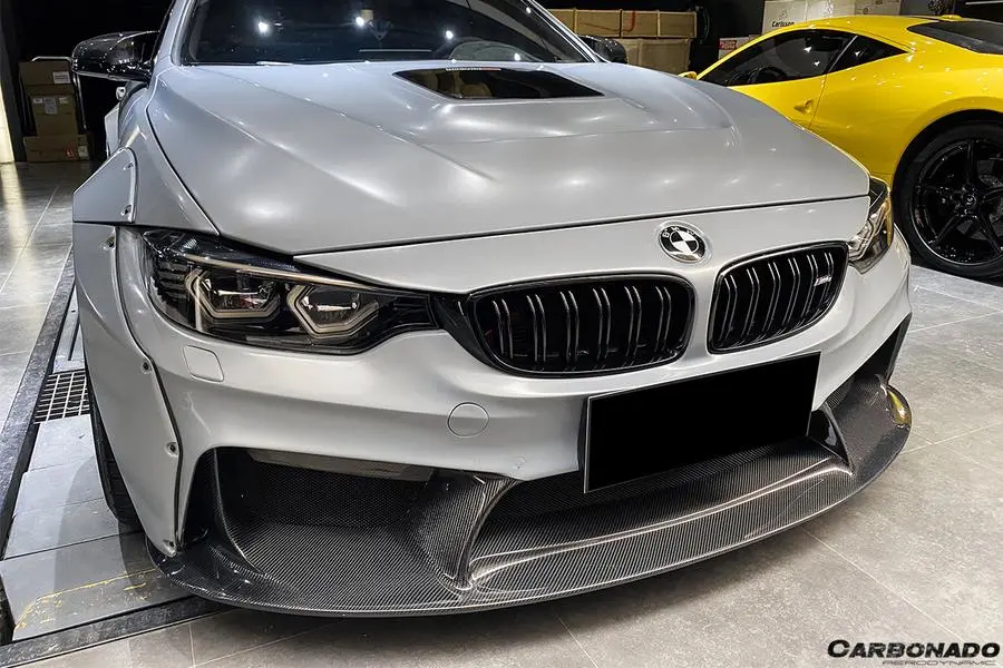 Carbonado 2014-2020 Bmw M3 F80 & M4 F82 D3 Style Front Bumper 1