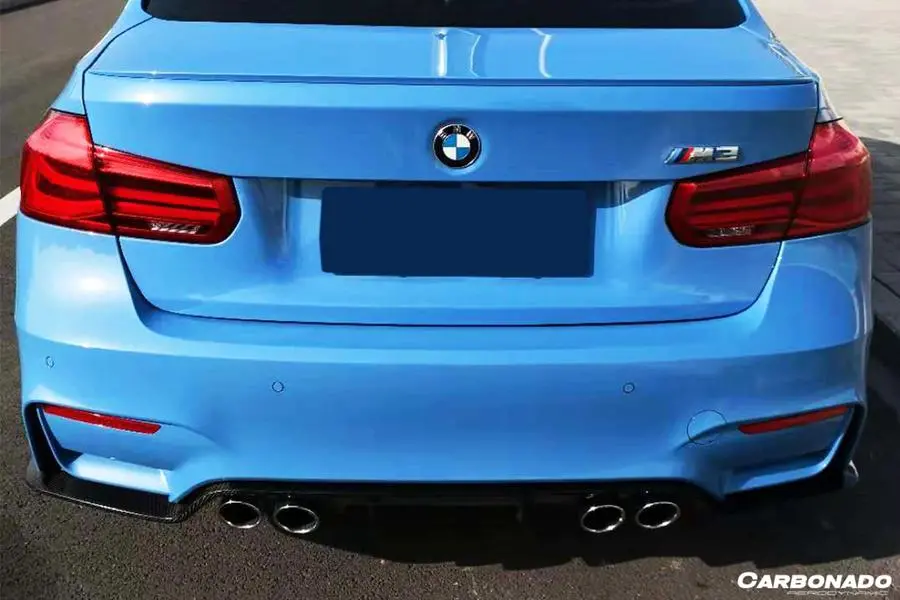 Carbonado 2014-2020 Bmw M3 F80 & M4 F82 3D Style Rear Diffuser 1