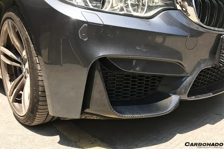 Carbonado 2014-2020 Bmw M3 F80 & M4 F82 Mp Style Front Intake Trim Caps 1