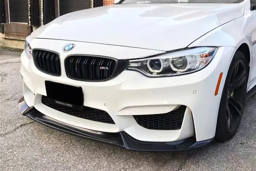 Carbonado 2014-2020 Bmw M3 F80 & M4 F82 Vas Carbon Fiber Style Front Lip 1