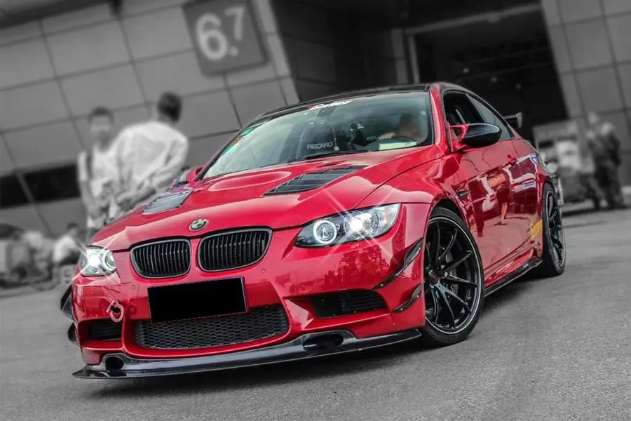 Carbonado 2008-2012 Bmw M3 E90/E92/E93 Ka Style Carbon Fiber Canards 1