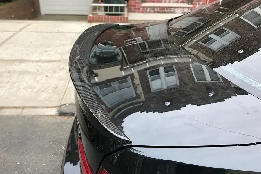 Carbonado 2014-2020 Bmw F82 M4 Coupe 3D Style Carbon Fiber Trunk Spoiler 1