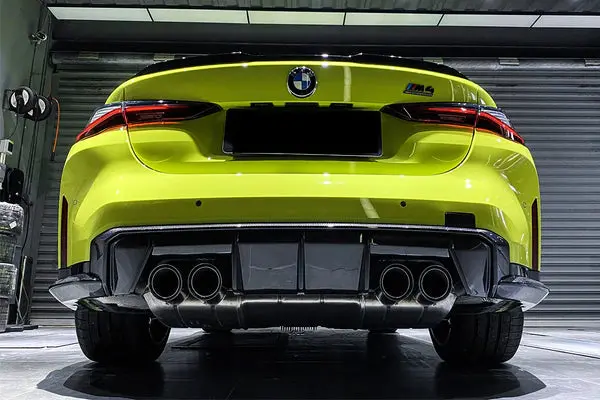 Carbonado 2021-Up Bmw M4 G82/G83/G80 M3 Mp Style Carbon Fiber Quad Rear Diffuser 1