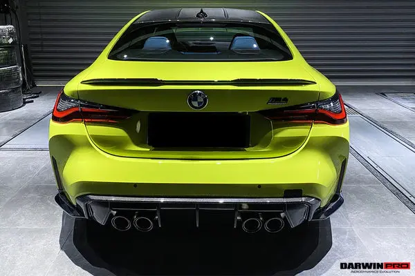 Carbonado 2021-Up Bmw M4 G82/G83 M3 G80 Carbon Fiber Rear Diffuser Trim Replacement Lip 1