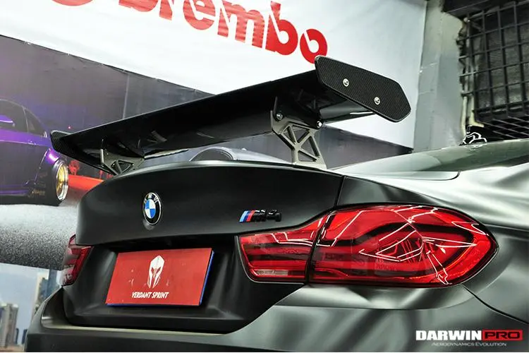 Darwinpro 2014-2020 Bmw M4 F82 Gts Style Trunk Spoiler 1