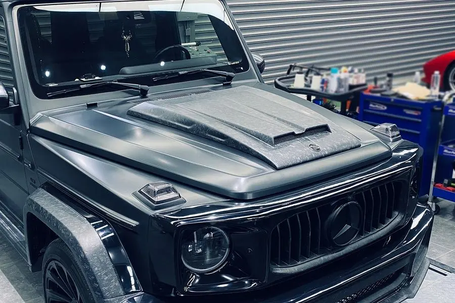 Carbonado 2019-2021 Mercedes Benz G-Class W463a / W464 G-Wagen Br Style Hood Scoope 1