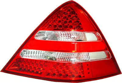 Mercedes-Benz Slk R170 1998-2004 Red & Clear Led Taillight 1