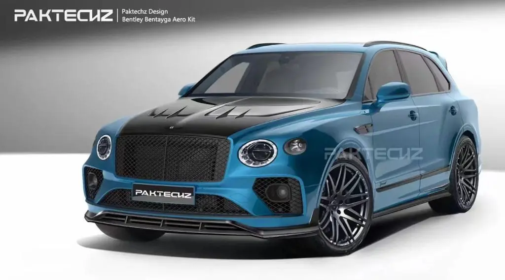 Paktechz Full Dry Carbon Aerodynamics Body Kit For 2021-2025 Bentley Bentayga 1