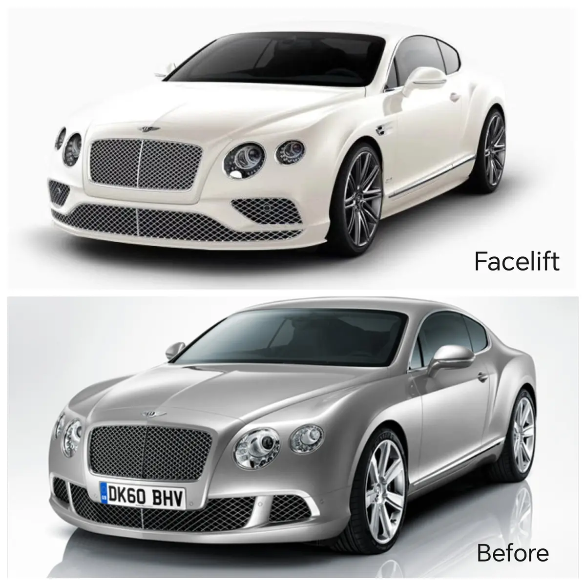 Bentley Continental Gt & Gtc 2011-2016 Facelift 2017+ Conversion Kit 1