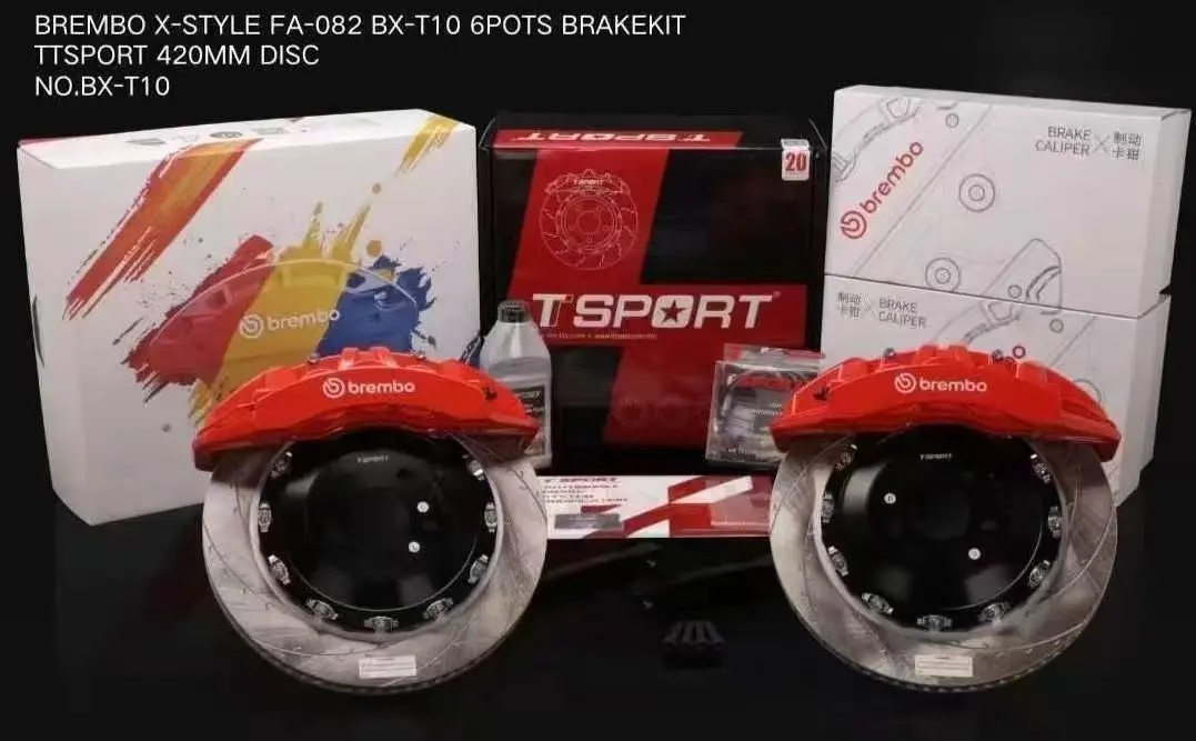 Brembo X-Style 6 Pot Caliper X 420Mm Discs Big Brake Upgrade Kit 1