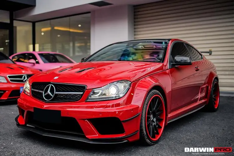 Darwinpro 2012-2014 Mercedes Benz W204 C63 Amg Coupe Bkss Style Wide Full Body Kit 1