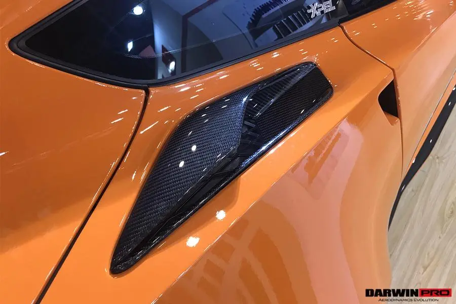 Darwinpro 2013-2019 Corvette C7 Z06 Style Rear Quarter Panel Vents 1