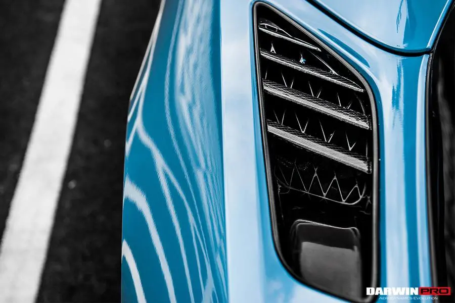 Darwinpro 2013-2017 Corvette C7 Z51 Carbon Fiber Rear Quarter Panel Vents 1