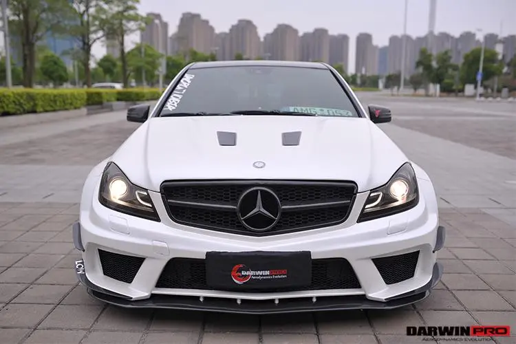 Darwinpro 2012-2014 Mercedes Benz W204 C Class Sedan Bkss Style Wide Full Body Kit 1