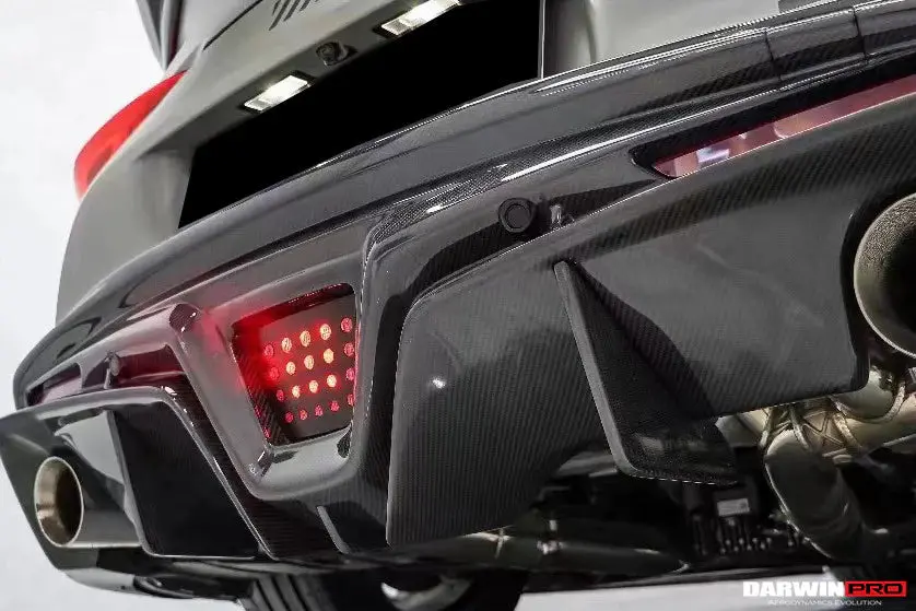 Darwinpro 2019+ Toyota Gr Supra (J29 & Db) A90 A91 Bkss Style Carbon Fiber Rear Diffuser 1