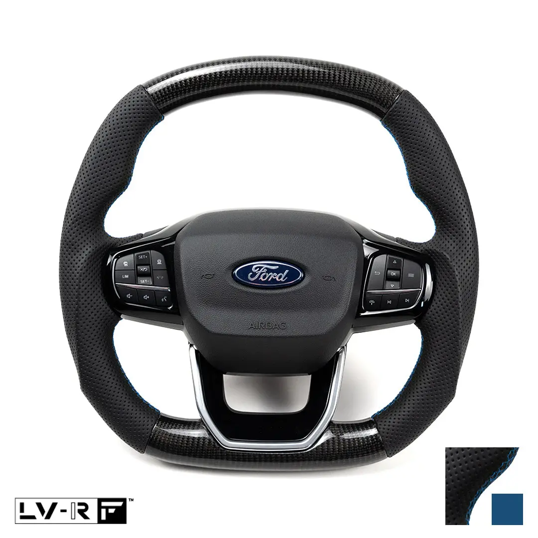 Transit Steering Wheel Carbon Blue 1
