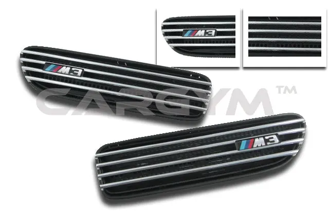 Bmw E46 M3 All Black Side Fender Grill 1
