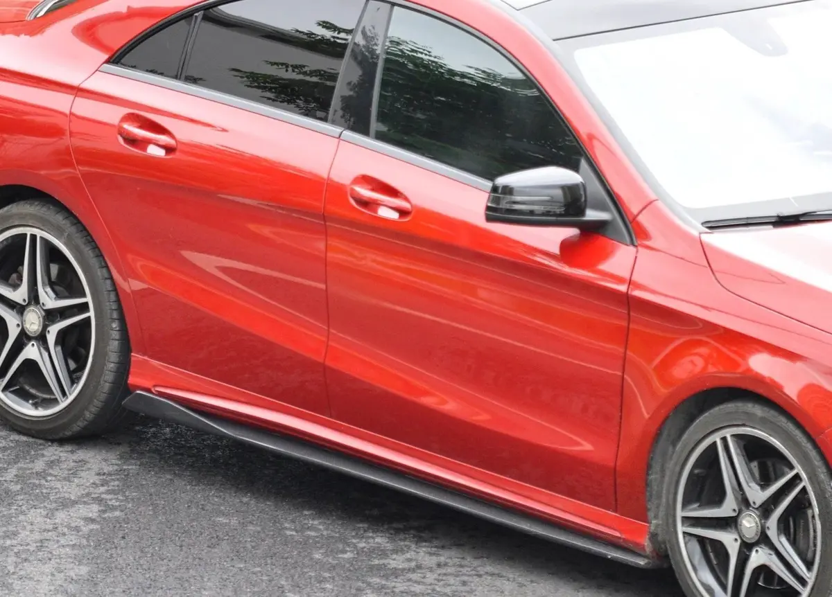 Cmst Carbon Fiber Side Skirts For Mercedes-Benz C117 W117 Cla250 Cla45 Amg 1
