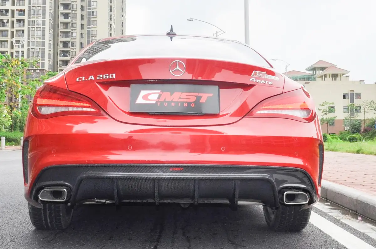 Cmst Carbon Fiber Rear Diffuser For Mercedes-Benz Cla250 Cla45 2013-2018 1
