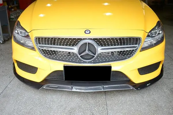 Carbonado 2014-2017 Mercedes Benz Cls Class W218 Sport Brs Style Front Lip (Not Fit Amg) 1