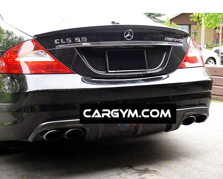 Mercedes-Benz W219 Cls55 Cls63 Carbon Fiber Rear Diffuser 1