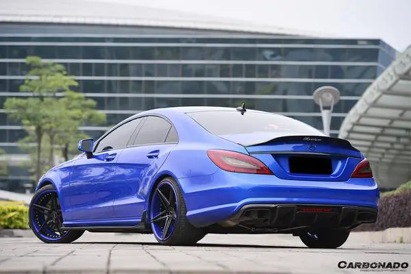 Carbonado 2011-2018 Mercedes Benz Cls & Cls63 Amg W218 Rt Style Trunk Spoiler 1