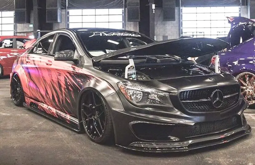 Cmst Carbon Fiber Widebody Kit For Mercedes-Benz C117 W117 Cla250 Cla45 Amg 1