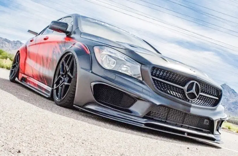 Cmst Carbon Fiber Front Lip For Mercedes-Benz C117 W117 Cla250 Cla45 Amg 1