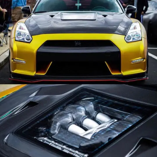 Cmst Tuning Nissan Gtr R35 2008-2016 Carbon Fiber Glass Front Hood 1