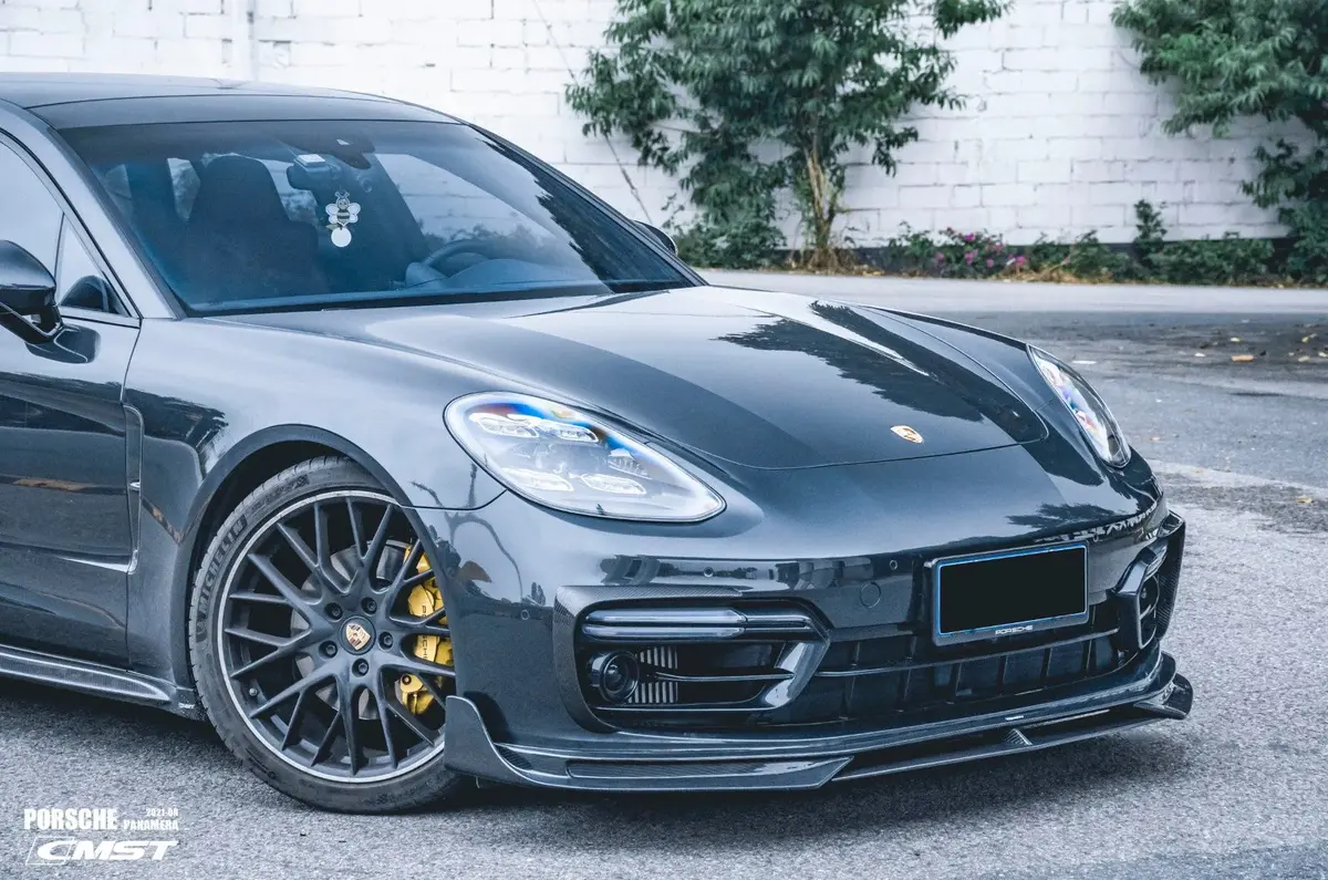 Cmst Tuning Pre- Preg Carbon Fiber Front Lip For Porsche Panamera 971 / Turbo / Gts 2021-2022 1