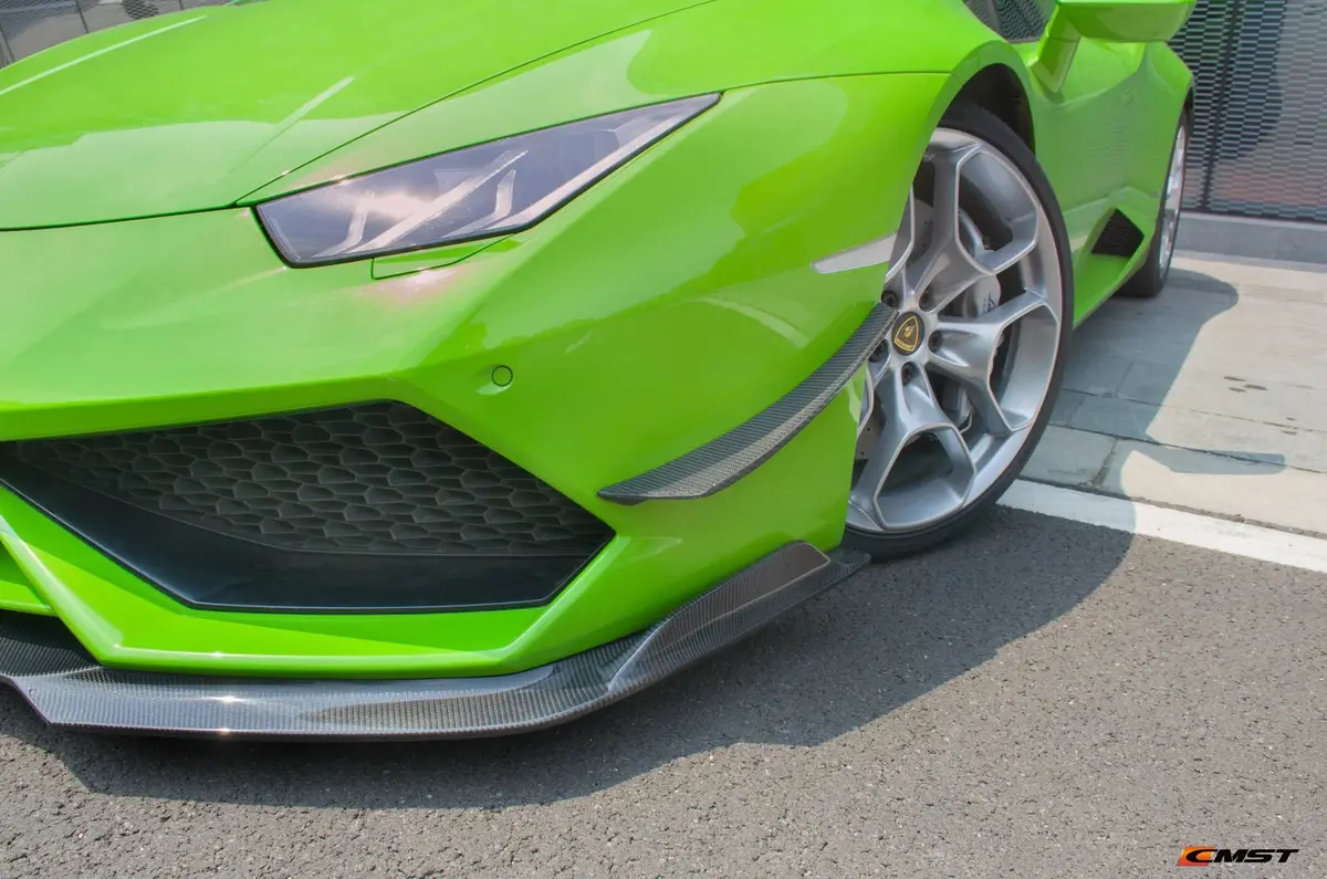 Cmst Carbon Fiber Front Canards For Lamborghini Huracan Lp610 1