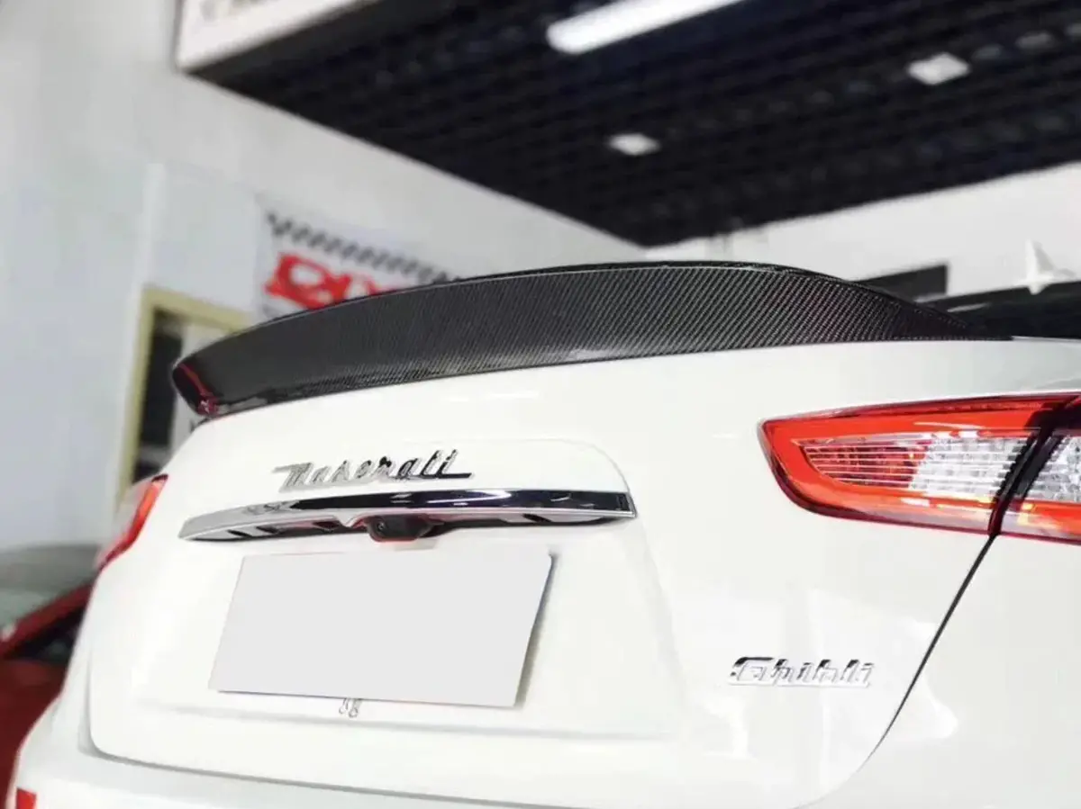 Cmst Carbon Fiber Rear Spoiler For Maserati Ghibli 2014-2017 1