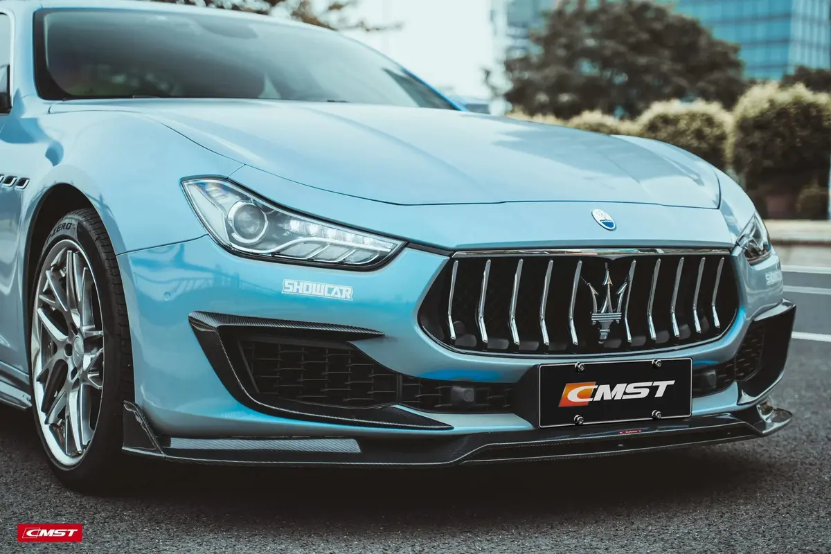 Cmst Tuning Carbon Fiber Front Upper Valences For Maserati Ghibli 2018+ 1