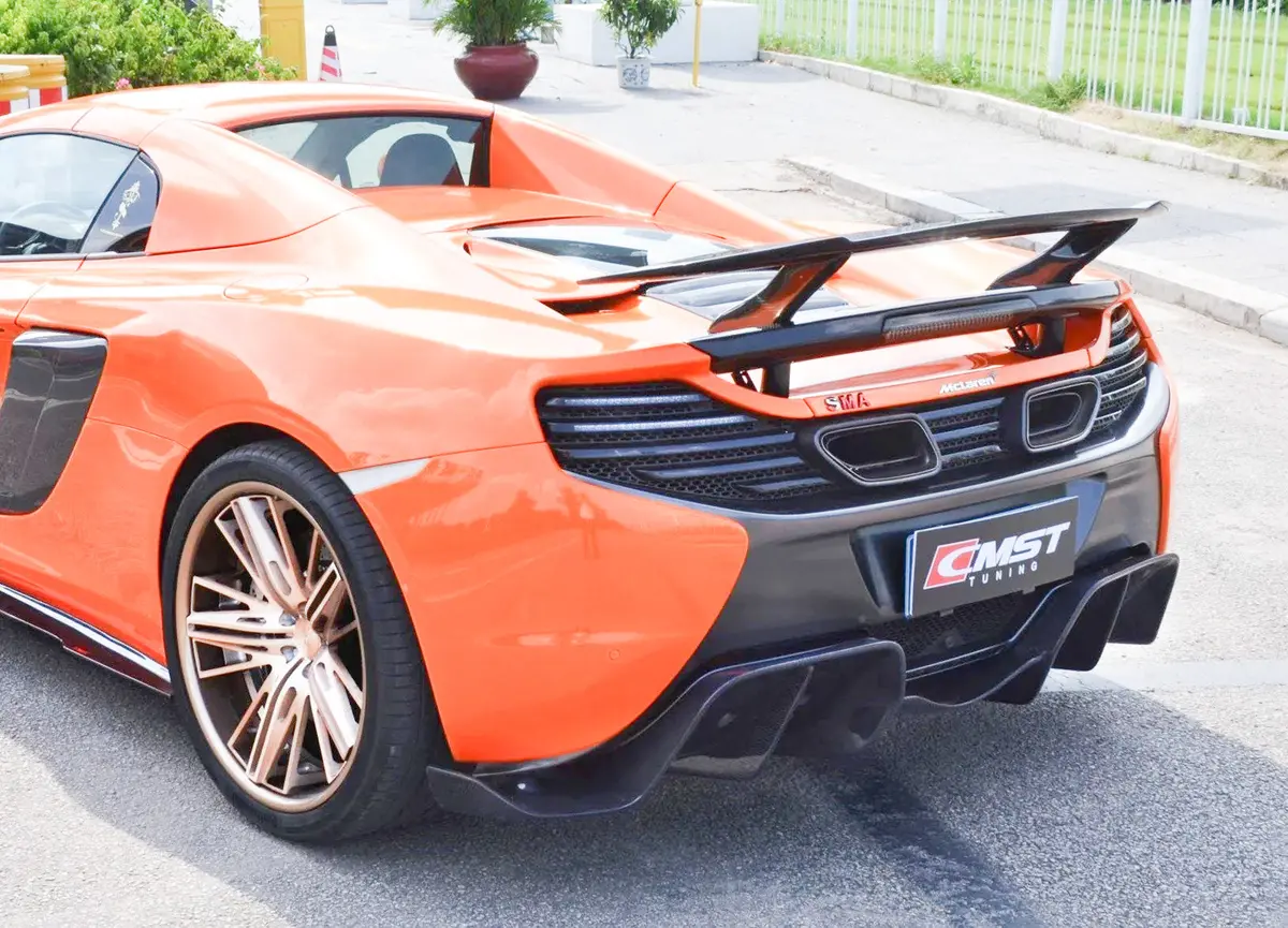 Cmst Carbon Fiber Rear Diffuser For Mclaren 650S 1