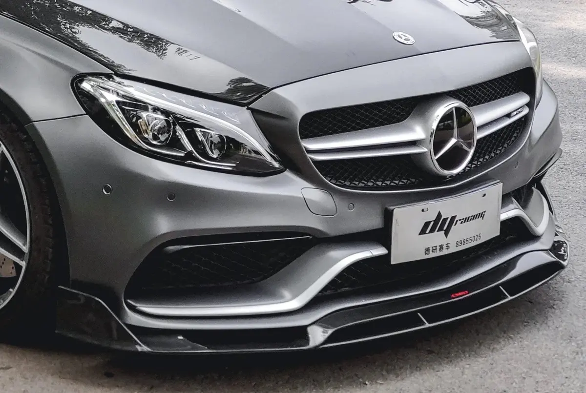 Cmst Carbon Fiber Front Lip For Mercedes-Benz W205 C63 C63s Amg Sedan & Coupe 2015+ 1