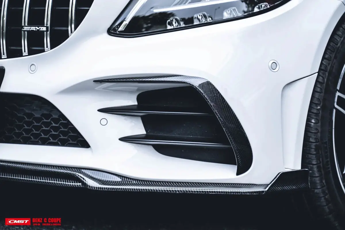 Cmst Carbon Fiber Upper Valences For Mercedes Benz C Coupe W205 2019+ 1