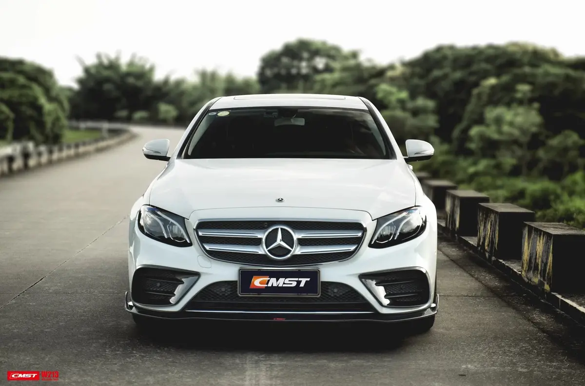 Cmst Carbon Fiber Front Lip For Mercedes-Benz E-Class W213 Sedan 2017-2020 1