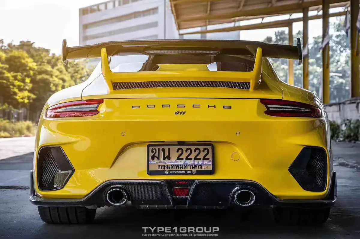 Cmst Carbon Fiber Rear Bumper & Diffuser For Porsche 911 991.1 2012-2015 1