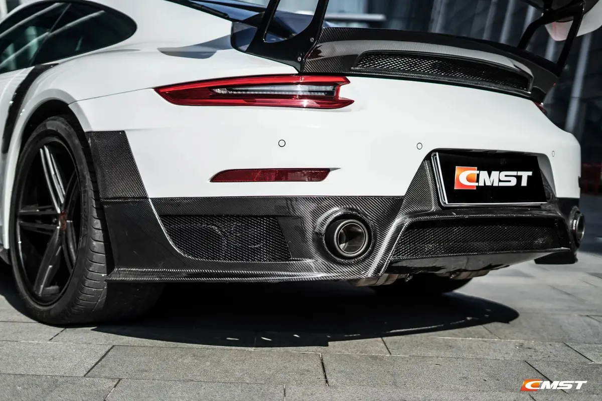 Cmst Carbon Fiber Rear Bumper W/ Diffuser For Porsche 991.1 991.2 Gt2rs (2012-2018) 1