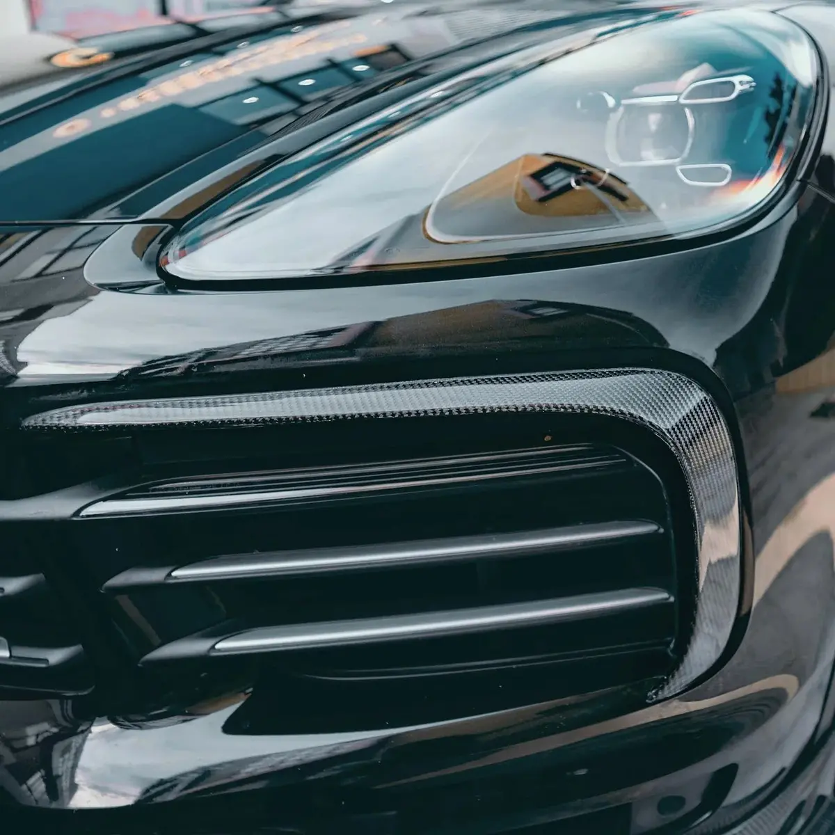 Cmst Carbon Fiber Front Upper Valences For Porsche Cayenne 9Y0 2018+ 1