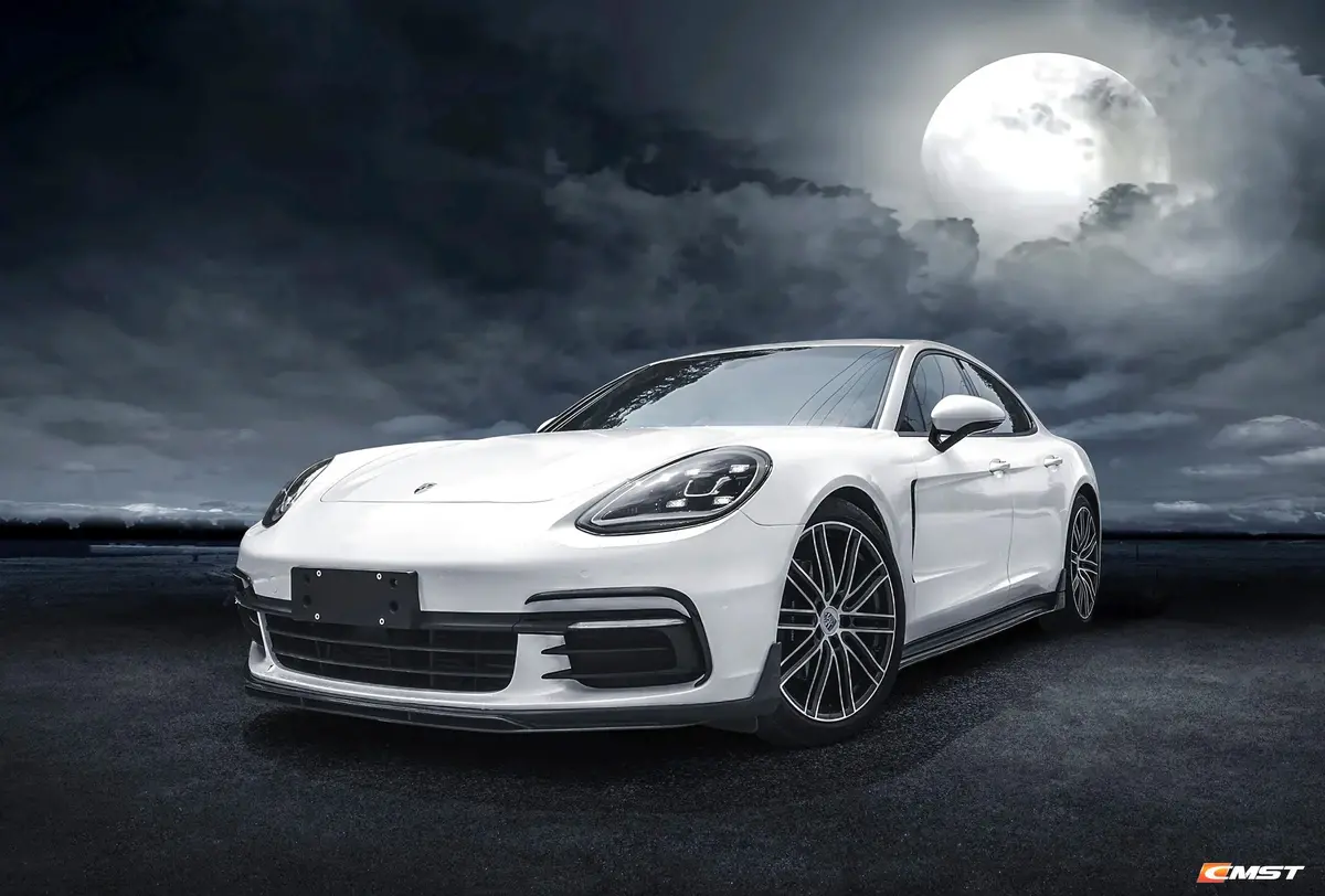 Cmst Carbon Fiber Front Lip For Porsche Panamera 971 / Turbo 2017-2020 1