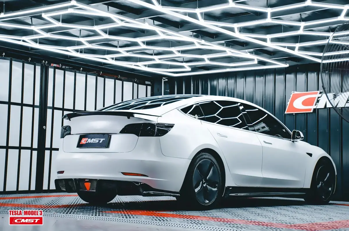 Cmst Tesla Model 3 Ver. 3 Carbon Fiber Rear Trunk Spoiler 2