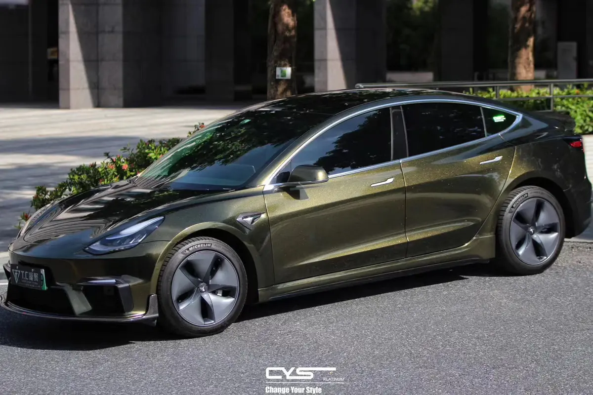 Cmst Tuning Carbon Fiber Full Body Kit Ver. D For Tesla Model 3 1