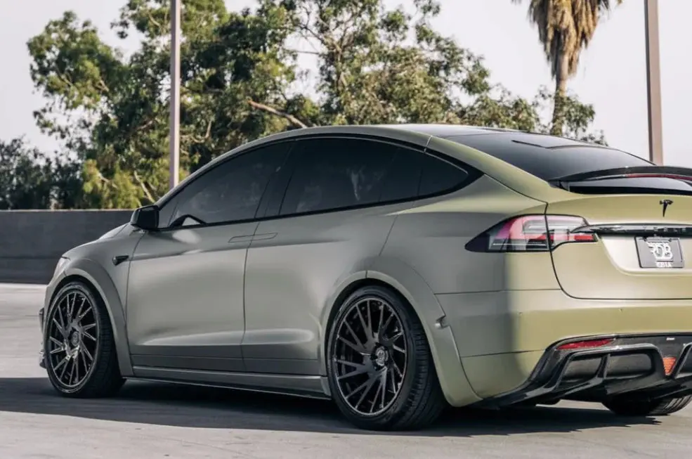 Cmst Carbon Fiber Widebody Wheel Arches For Tesla Model X 2016-2021 1